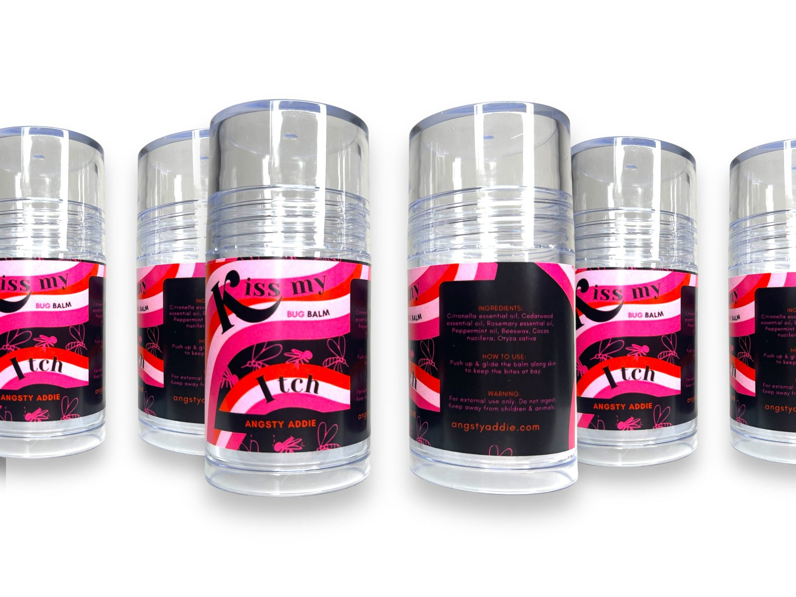 Kiss My Itch all-natural bug repellent balm by Angsty Addie