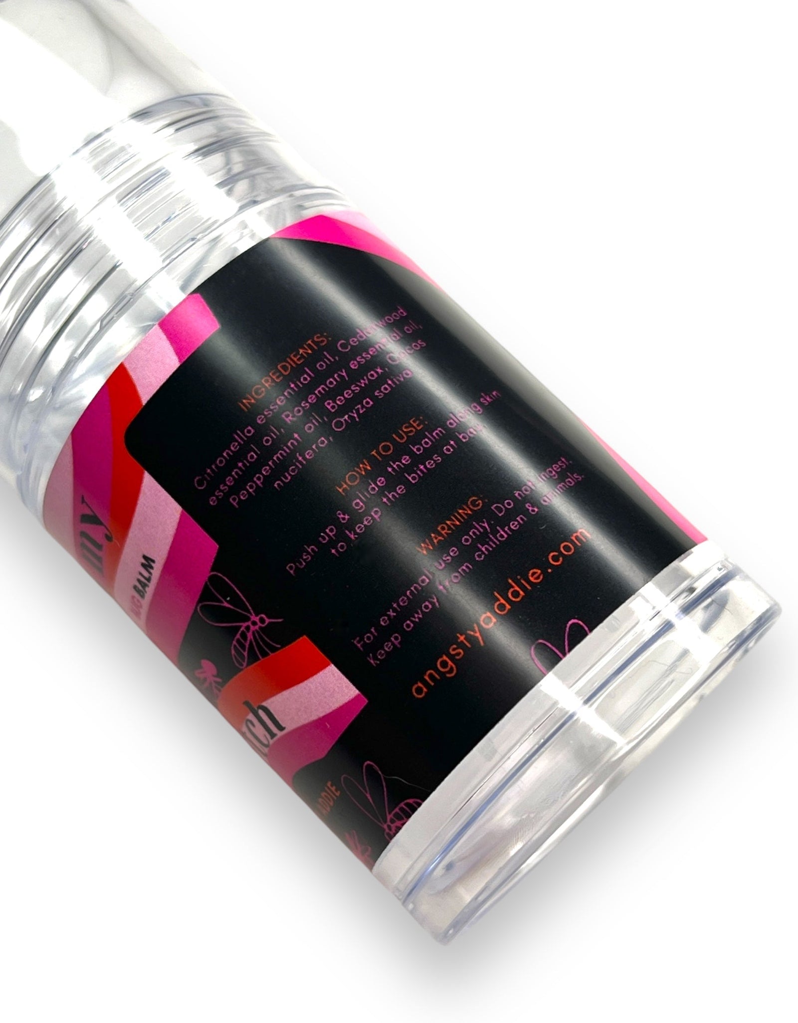 Kiss My Itch all-natural bug repellent balm by Angsty Addie