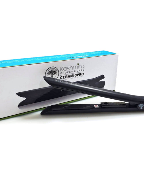 Load image into Gallery viewer, Ceramic Pro 1" Infrared &amp; Ionic Technology Flat Iron - Black
