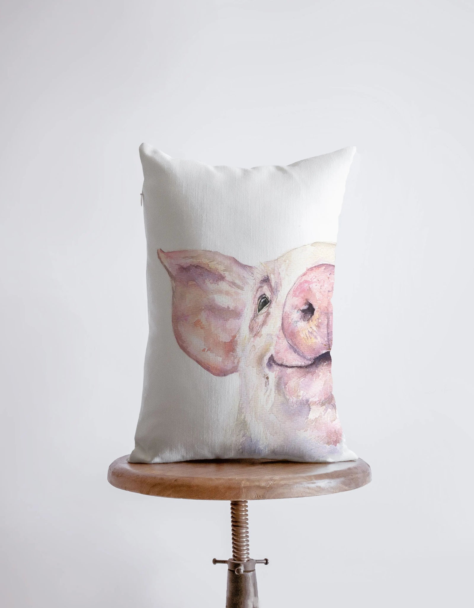 Pig | Farmhouse | 12x18 | Pillow Cover | Farm Animal | Home Decor | Country Farm Pillow | Farmhouse Decor | Throw Pillow | Room Decor | Gift by UniikPillows