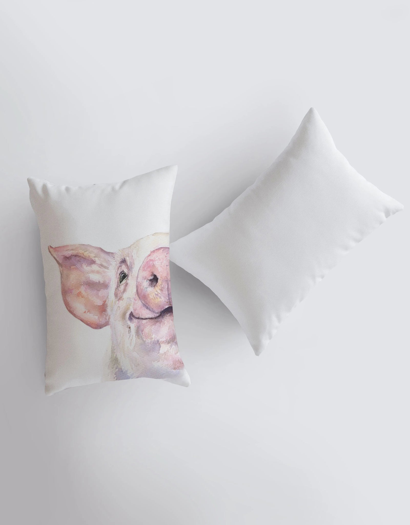 Pig | Farmhouse | 12x18 | Pillow Cover | Farm Animal | Home Decor | Country Farm Pillow | Farmhouse Decor | Throw Pillow | Room Decor | Gift by UniikPillows
