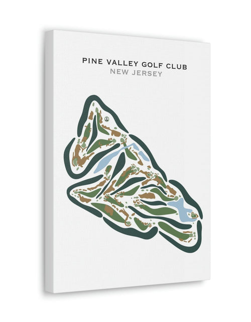 Load image into Gallery viewer, Pine Valley Golf Club, New Jersey - Printed Golf Courses by Golf Course Prints
