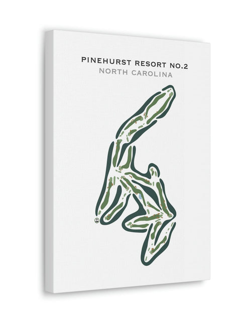 Load image into Gallery viewer, Pinehurst Resort No. 2 Country Club, North Carolina - Printed Golf Courses by Golf Course Prints
