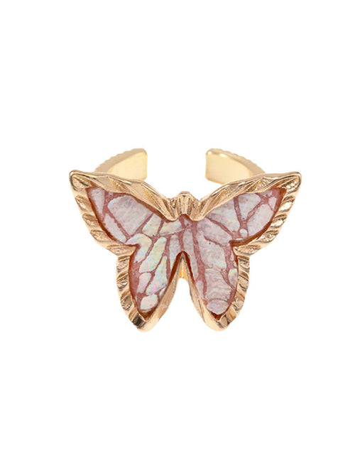 Load image into Gallery viewer, Patterned Butterfly Ring by Madeline Love
