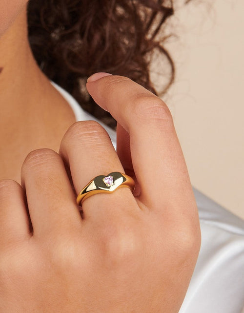 Load image into Gallery viewer, Cora Signet Ring by Little Sky Stone
