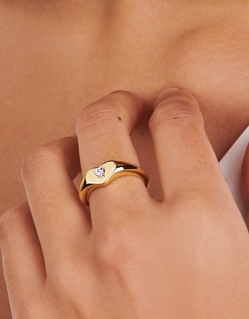 Load image into Gallery viewer, Cora Signet Ring by Little Sky Stone
