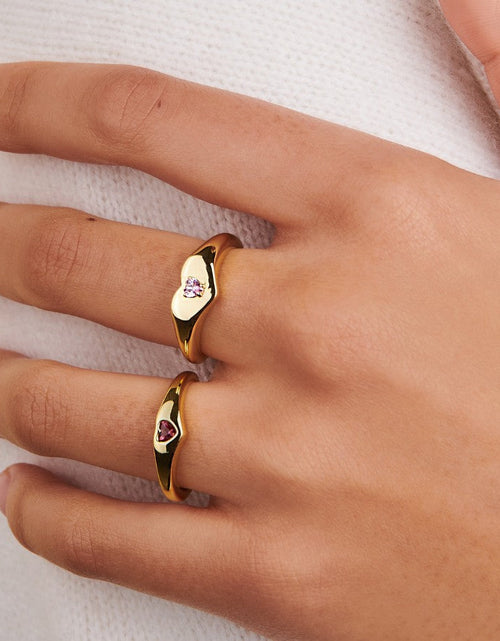 Load image into Gallery viewer, Cora Signet Ring by Little Sky Stone
