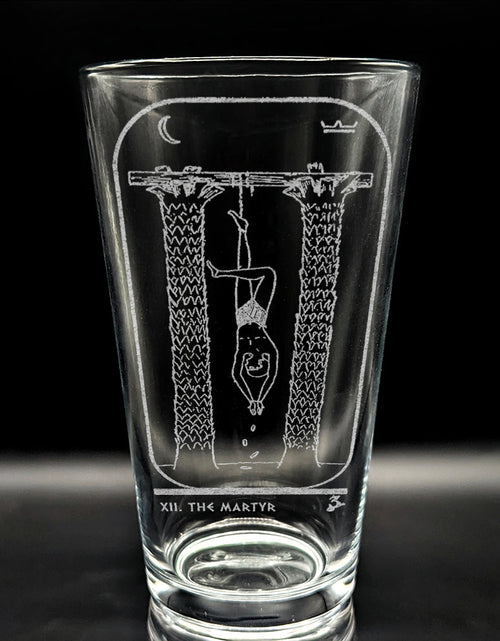 Load image into Gallery viewer, EGYPTIAN TAROT CARD Pint Glasses by LumEngrave
