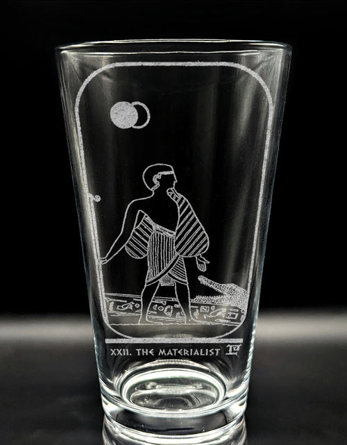 Load image into Gallery viewer, EGYPTIAN TAROT CARD Pint Glasses by LumEngrave
