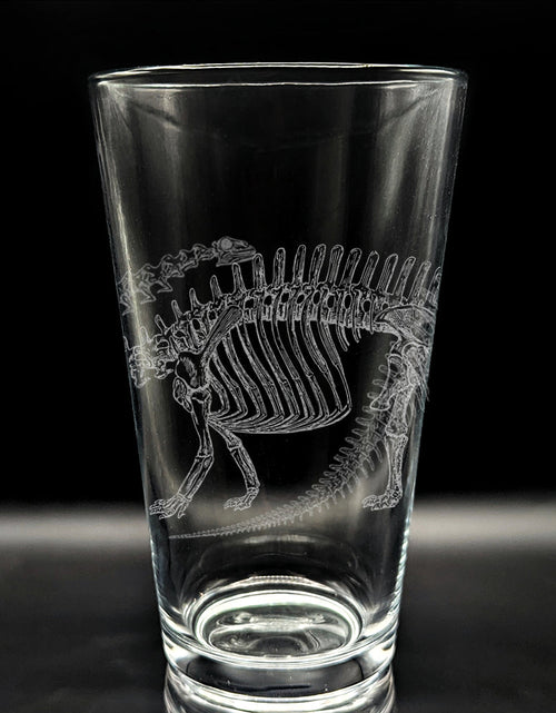 Load image into Gallery viewer, DINOSAUR Pint Glasses by LumEngrave
