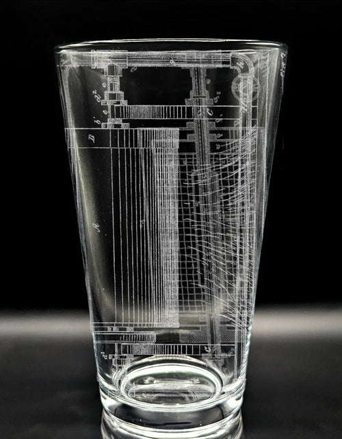 Load image into Gallery viewer, PATENT Pint Glasses by LumEngrave
