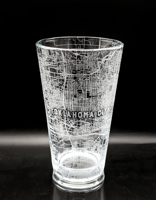 Load image into Gallery viewer, CITY STREET MAP Pint Glasses by LumEngrave
