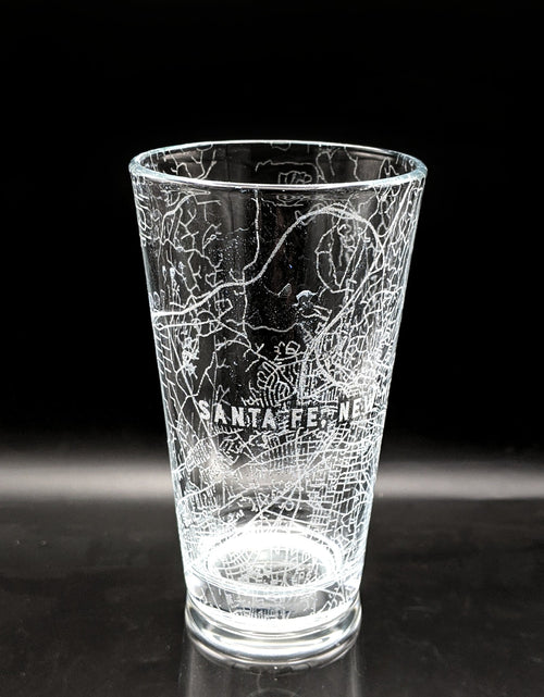 Load image into Gallery viewer, CITY STREET MAP Pint Glasses by LumEngrave
