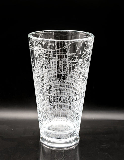 Load image into Gallery viewer, CITY STREET MAP Pint Glasses by LumEngrave

