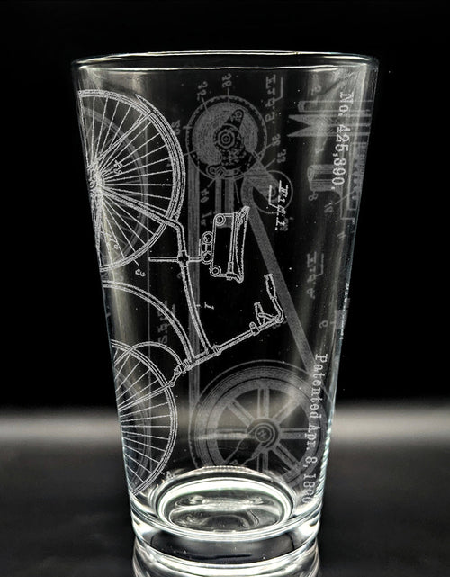 Load image into Gallery viewer, PATENT Pint Glasses by LumEngrave
