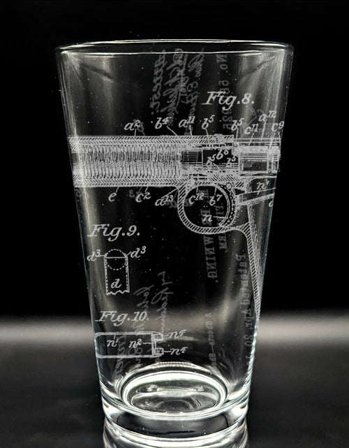 Load image into Gallery viewer, PATENT Pint Glasses by LumEngrave

