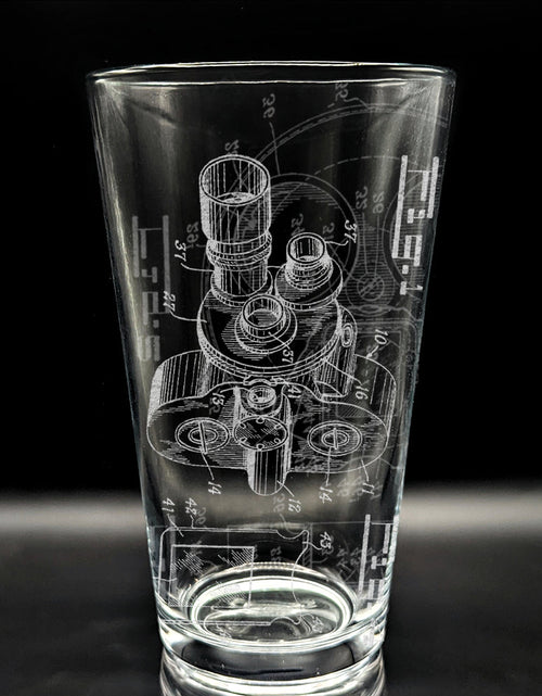 Load image into Gallery viewer, PATENT Pint Glasses by LumEngrave
