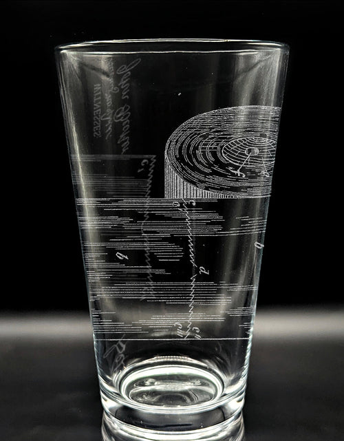 Load image into Gallery viewer, PATENT Pint Glasses by LumEngrave
