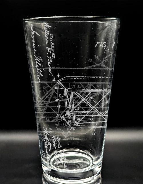 Load image into Gallery viewer, PATENT Pint Glasses by LumEngrave
