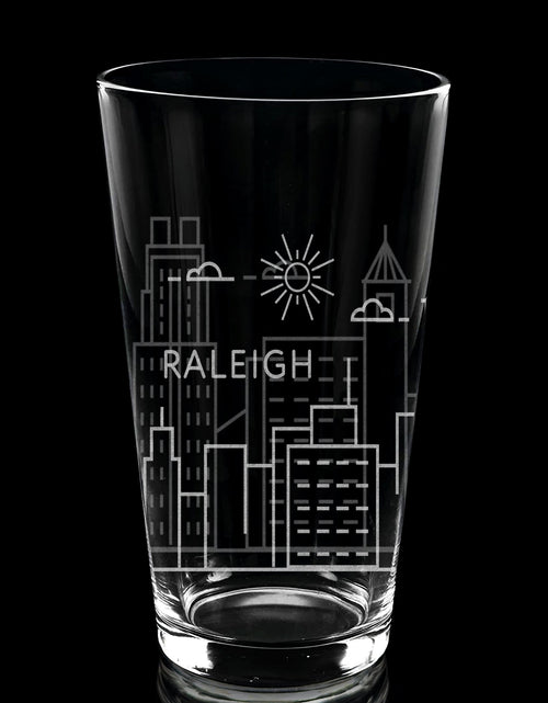 Load image into Gallery viewer, CITY SKYLINES Pint Glasses by LumEngrave
