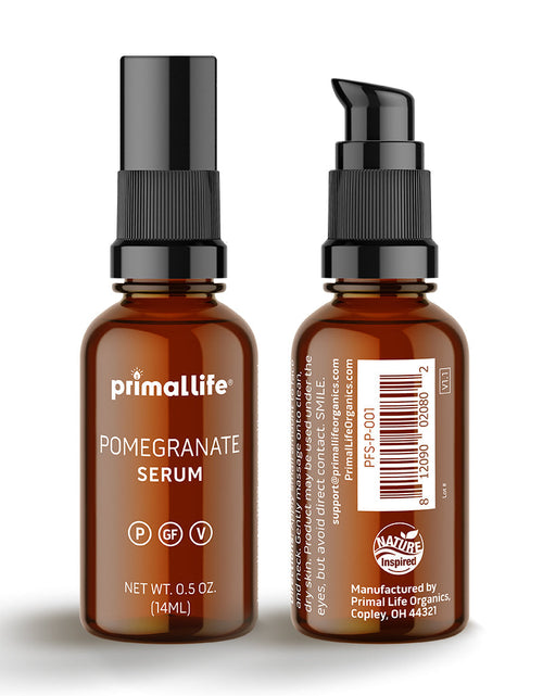 Load image into Gallery viewer, Pomegranate Serum: Dry | Sensitive by Primal Life Organics #1 Best Natural Dental Care
