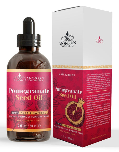 Load image into Gallery viewer, 100% Pure Pomegranate Oil 2 oz by Morgan Cosmetics
