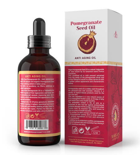 100% Pure Pomegranate Oil 2 oz by Morgan Cosmetics