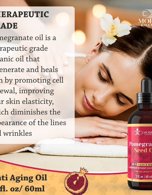 Load image into Gallery viewer, 100% Pure Pomegranate Oil 2 oz by Morgan Cosmetics
