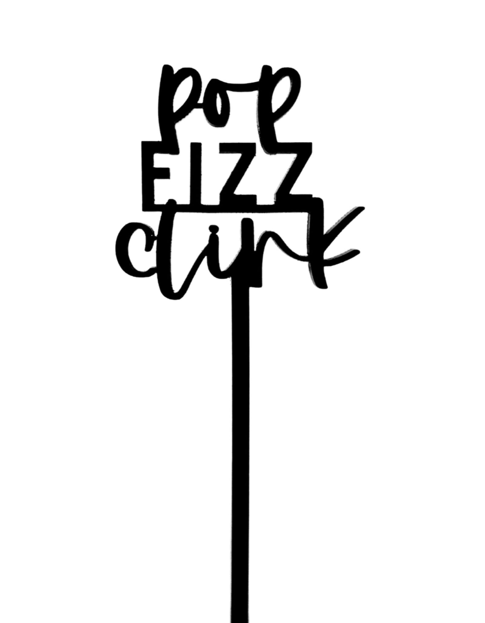 Pop Fizz Clink Drink Stirrers, Pack of 12 by The Cotton & Canvas Co.