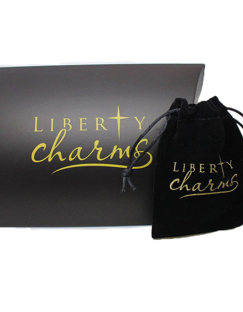 Load image into Gallery viewer, Silver Plated 'April Birthstone' Diamond Colored Crystal Pendant Necklace by Liberty Charms USA
