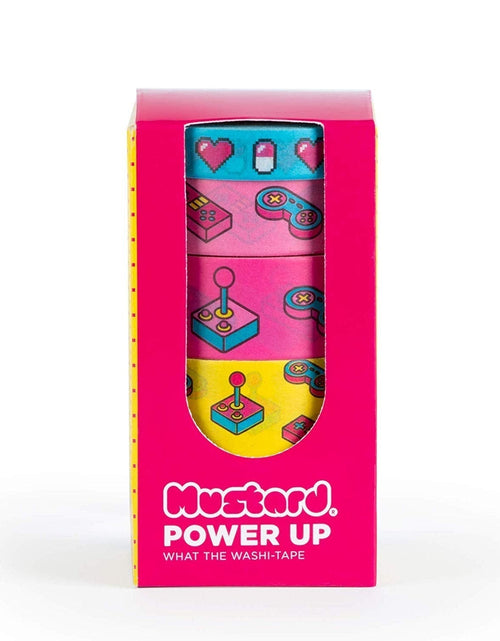 Load image into Gallery viewer, Power Up Decorative Washi Tape in Set of 4 | 90's by The Bullish Store
