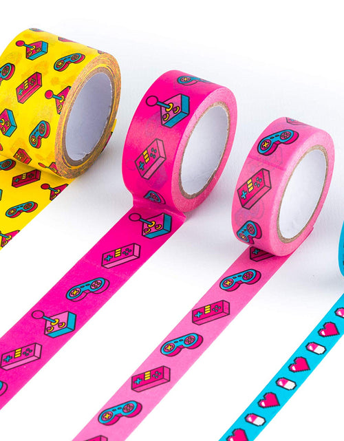 Load image into Gallery viewer, Power Up Decorative Washi Tape in Set of 4 | 90's by The Bullish Store
