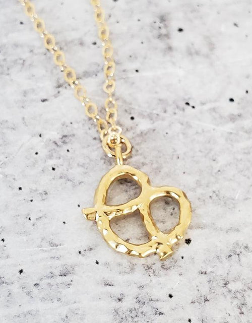 Load image into Gallery viewer, Pretzel Necklace - Ready to ship by Salt and Sparkle
