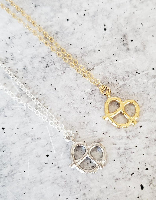 Load image into Gallery viewer, Pretzel Necklace - Ready to ship by Salt and Sparkle
