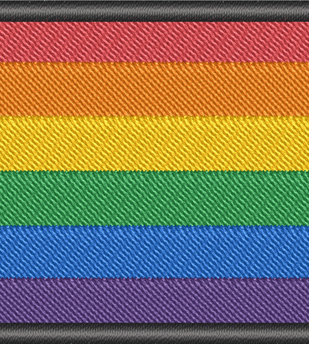 LGBTQ Morale Patch by Proud Libertarian