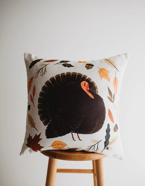 Load image into Gallery viewer, Primitive Give Thanks Pillow Cover |  Thanksgiving decor | Farmhouse Pillows | Country Decor | Fall Throw Pillows | Cute Throw Pillow | Gift by UniikPillows
