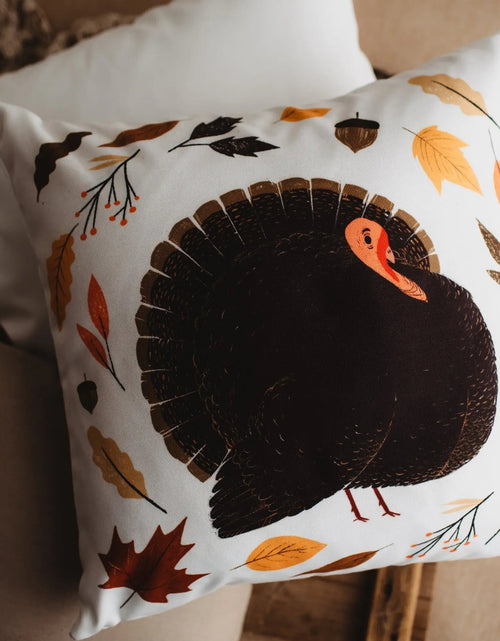 Load image into Gallery viewer, Primitive Give Thanks Pillow Cover |  Thanksgiving decor | Farmhouse Pillows | Country Decor | Fall Throw Pillows | Cute Throw Pillow | Gift by UniikPillows
