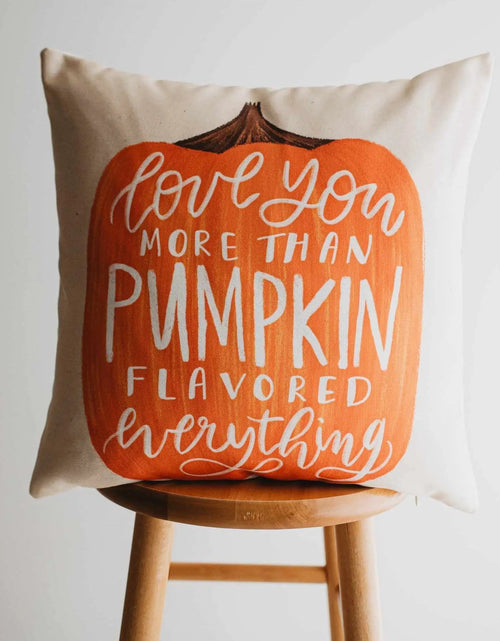 Load image into Gallery viewer, Primitive Pumpkin Decor Pillow Cover |  Thanksgiving Décor | Farmhouse Pillows | Country Decor | Fall Throw Pillows | Cute Throw Pillows by UniikPillows
