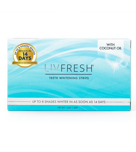 LIVFRESH Coconut Whitening Strips by LIVFRESH
