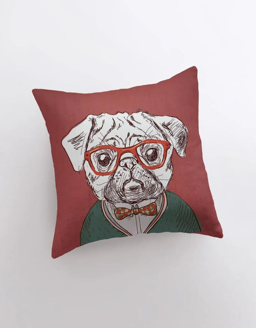 Load image into Gallery viewer, Pug | Pillow Cover | Throw Pillow | Home Decor | Wilderness | Rustic Home Decor | Funky | Christmas Gifts | Room decor | Bedroom Decor by UniikPillows
