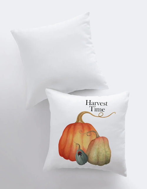 Load image into Gallery viewer, Pumpkin Harvest Time Pillow Cover |  Modern Farmhouse | Farmhouse Pillows | Country Decor | Fall Throw Pillows | Cute Throw Pillows by UniikPillows
