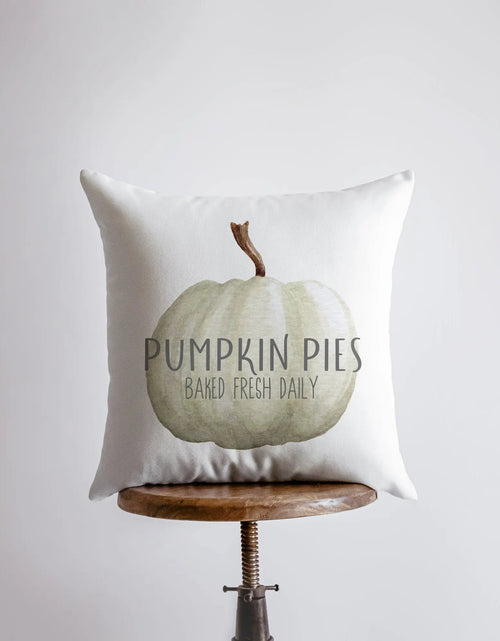 Load image into Gallery viewer, Pumpkin Pies Baked Fresh Daily | Pillow Cover | Home Decor | Modern Farmhouse | Primitive | Farmhouse Pillows | Country Decor | Gift for her by UniikPillows

