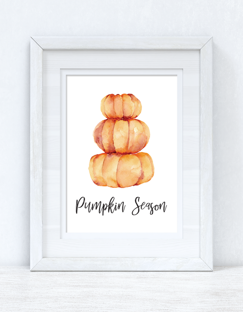 Load image into Gallery viewer, Pumpkin Season Tier Autumn Seasonal Wall Home Decor Print by WinsterCreations™ Official Store
