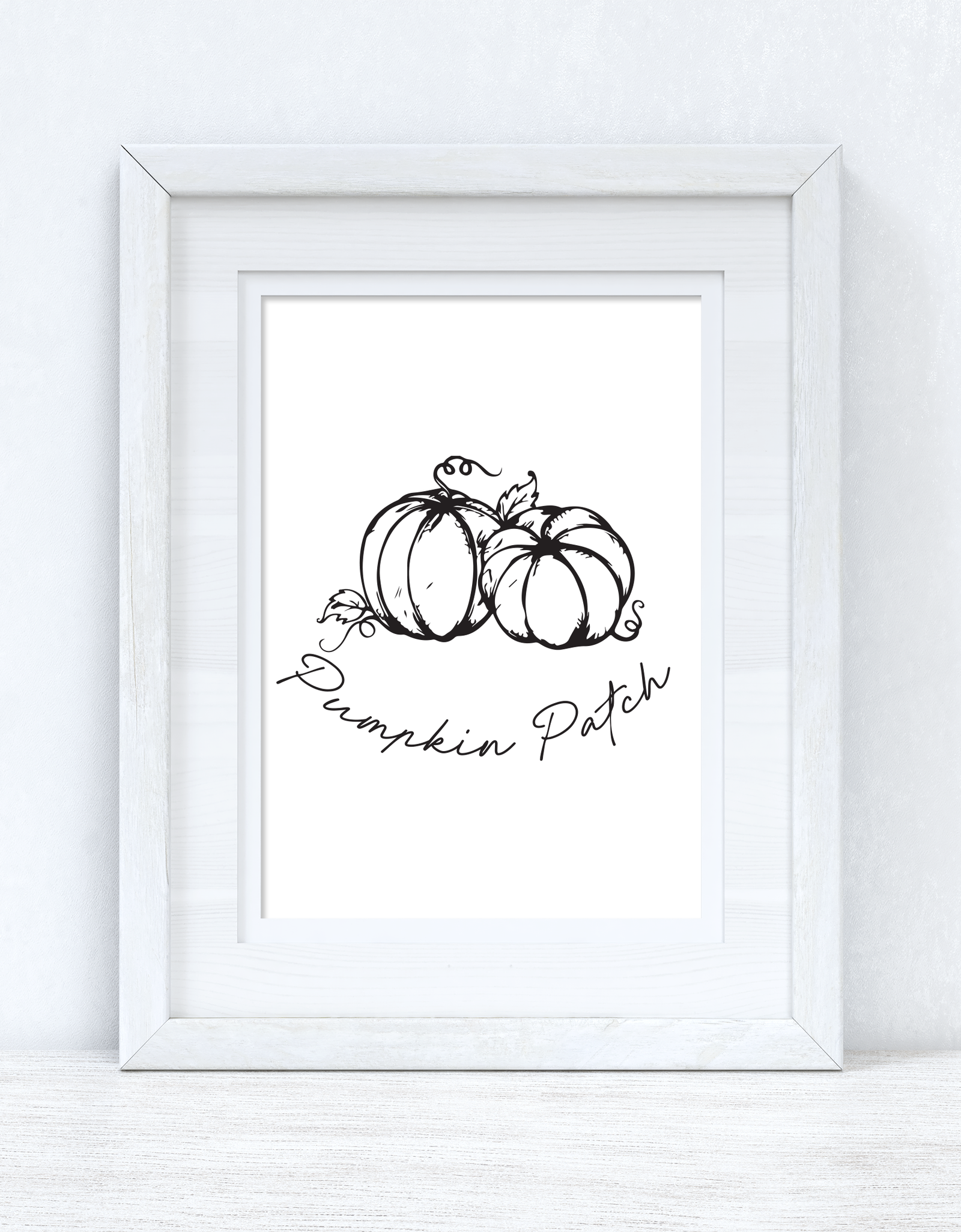 Pumpkin Patch Autumn Seasonal Wall Home Decor Print by WinsterCreations™ Official Store