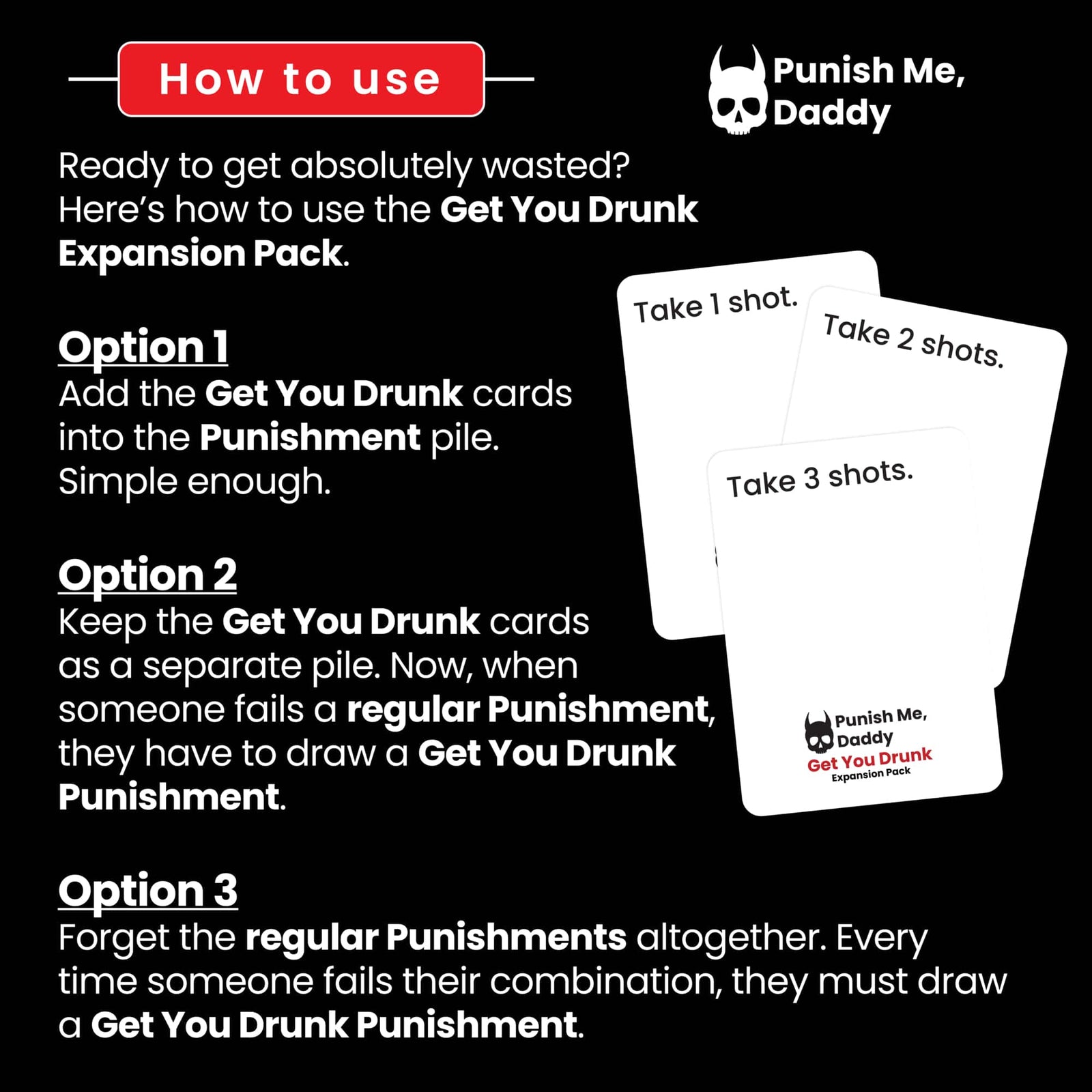 Punish Me, Daddy: Get You Drunk Expansion Pack by Zombie Ghost Games
