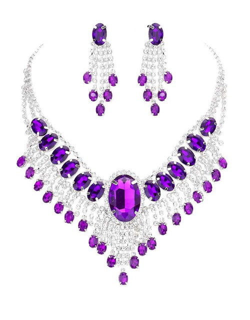 Load image into Gallery viewer, Glass Stone Ephemeral Wings Necklace by Madeline Love

