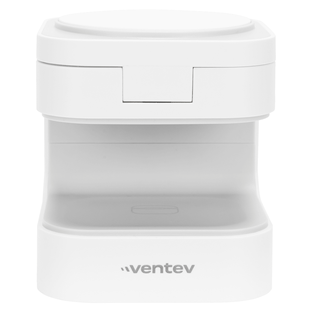 Ventev 15W Qi2 Wireless Charging Cube 2-in-1 White by Ventev