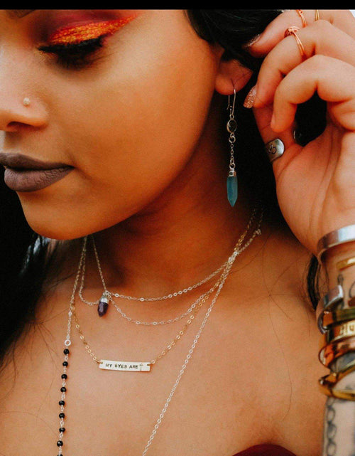 Load image into Gallery viewer, QUEER Rainbow Heart Necklace by Salt and Sparkle
