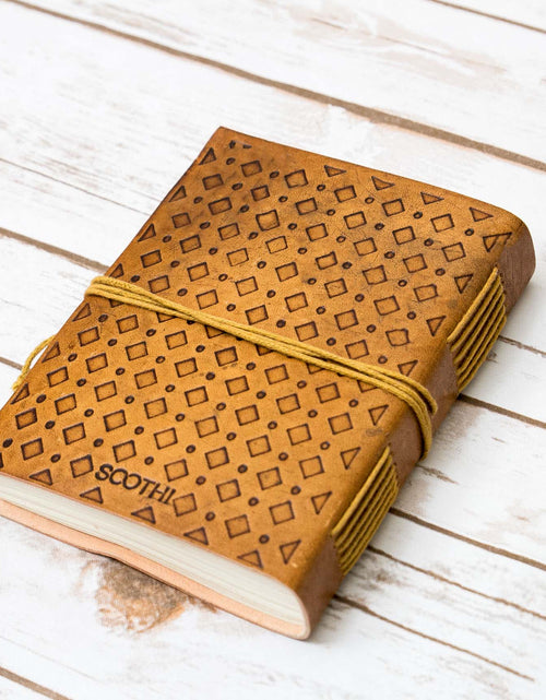 Load image into Gallery viewer, Another Adventure Quote Leather Journal by Soothi
