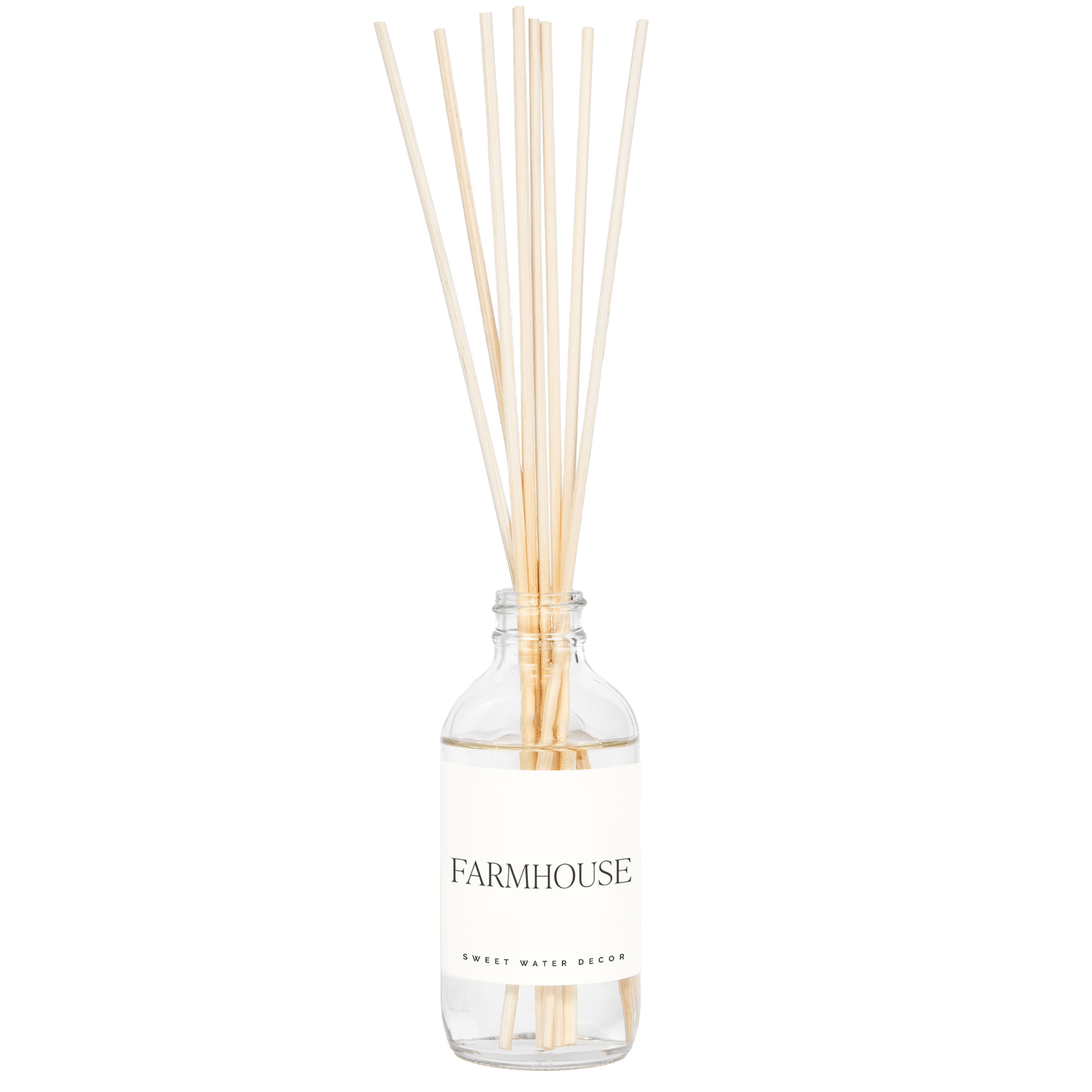 Farmhouse Clear Reed Diffuser by Sweet Water Decor